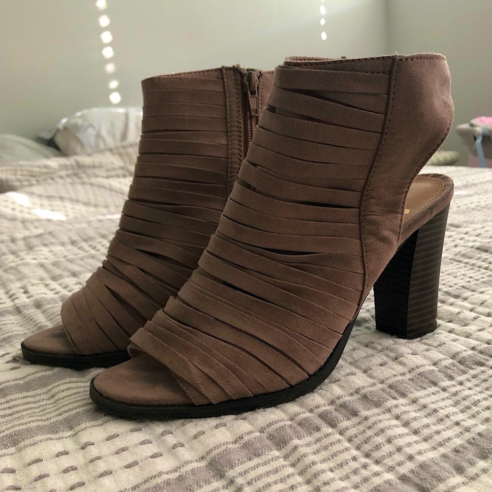 Open Heel Booties